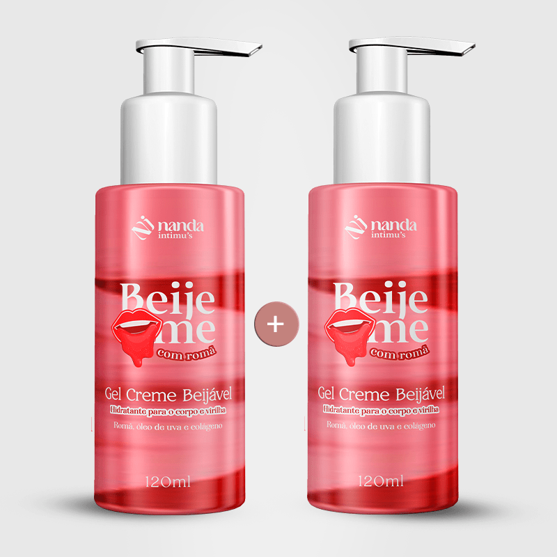 Kit com 2 Beije Me - Gel Beijável Nanda Intimus - Nanda Intimus