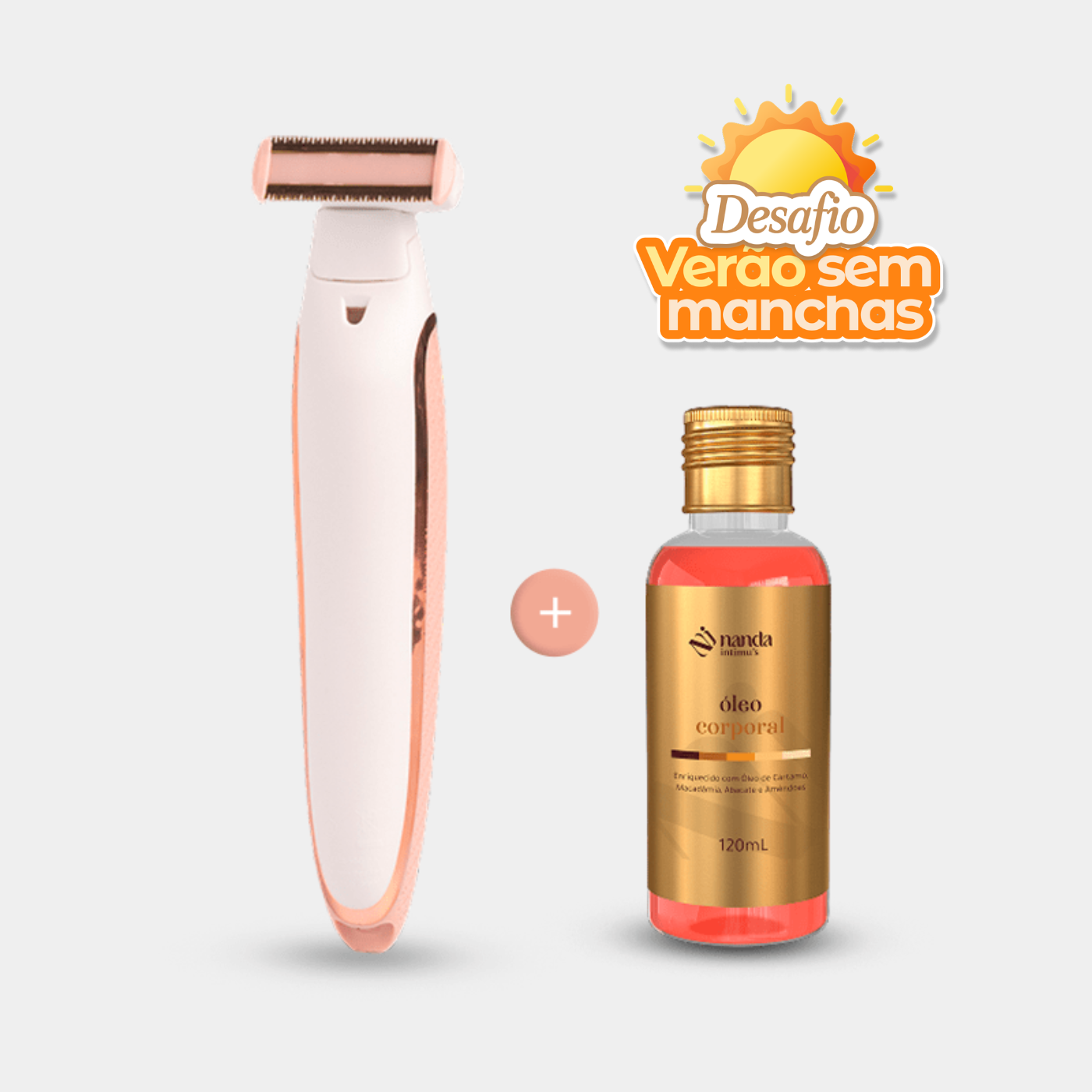 Combo Xô Foliculite – Depilador + Óleo Anti Foliculite