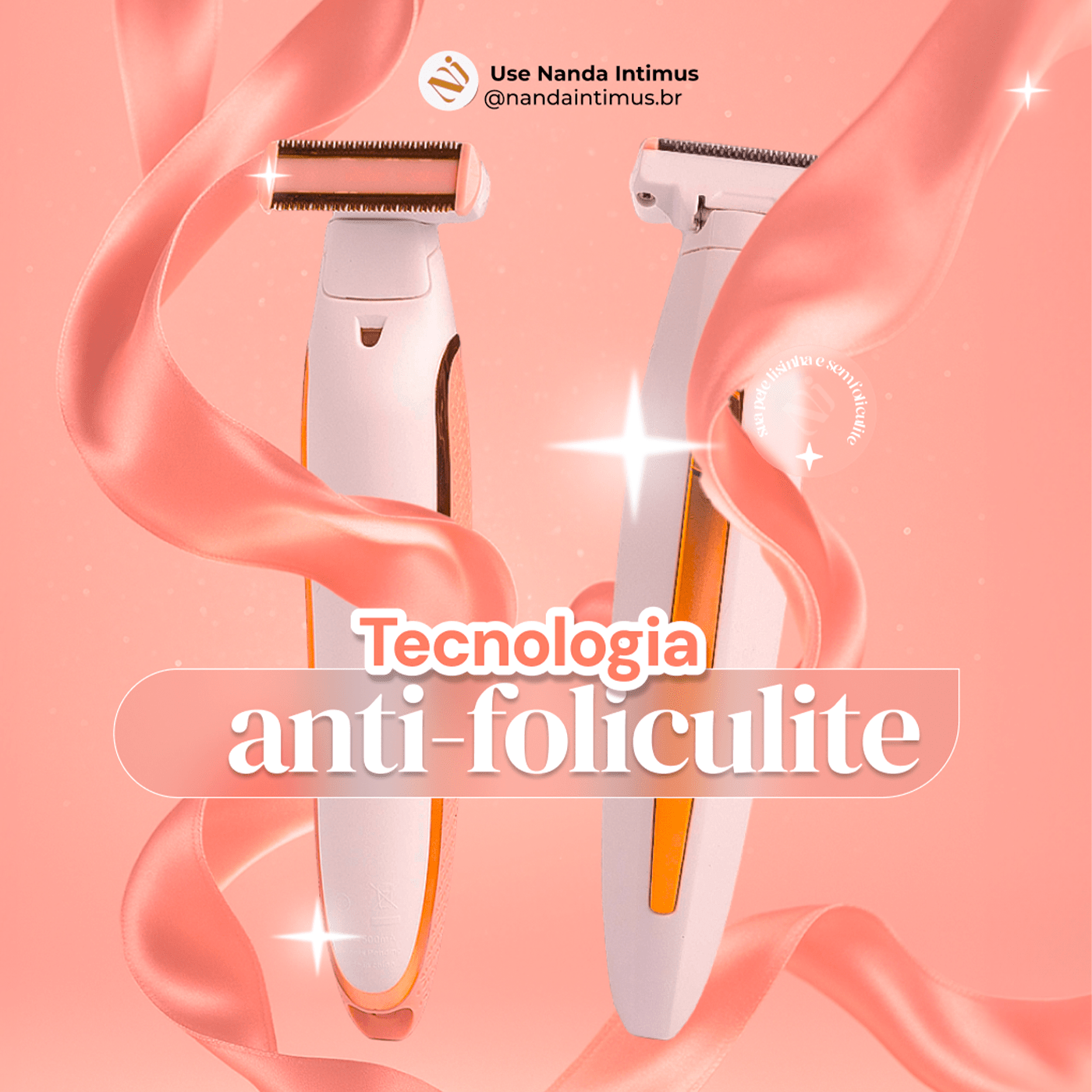 Kit Clareador Nanda Intimus + Depilador Anti Foliculite - Tratamento Definitivo - Nanda Intimus